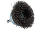 Forney 60005 Cup Brush, Coarse Crimped Wire, 2 1/2-Inch with 1/4-Inch Shank