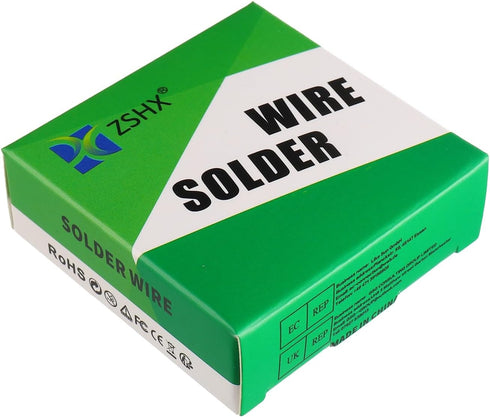Lead Free Solder Wire Sn99 Ag0.3 Cu0.7, Rosin Core Solder Wire for Electrical Soldering (0.6mm 100g)