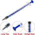 20Pcs 1ml/cc Plastic Syringe, No Needle Individually Packaged, Measurement for Scientific Labs, Feeding Pets