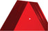 Performance Tool W1496 Reflective Triangle - Essential Safety Sign for Farm Vehicles and Equipment