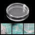 Hisocute 38.6mm Round Acrylic Coin Storage Box Clear Container Organizer For Home Bedroom Office Bookshelf Show Storage