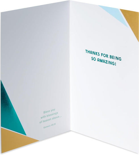 Clergy Appreciation Thank You Card - Blessings of Heaven