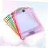 Pack Grommet Dry Erase Pockets for Office School Reusable Wipe Sleeves with Pen Holder Metal Random Color