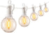 Brightown 29 Feet LED Outdoor String Lights with Shatterproof G40 Edison Bulbs,