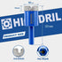 HIGHDRIL Dry Diamond Tile Drill Bit, 1-9/50" (30mm) Diameter, Hex Shank for Porcelain Ceramic Granite Marble