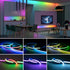 WS2811(WS2812B) 180LED/m 180IC DC5V 3.2FT 10mm BTF-LIGHTING FCOB COB IC RGB LED Strip Individual Addressable Flexible
