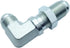 2 Piece 1/2#8 JIC 37° Male Flare to #8 1/2 JIC 37° Flare Bulkhead 90 Degree Elbow Hydraulic Steel Fitting