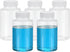 PATIKIL 5 Pcs 300ml PET Wide Mouth Reagent Bottles with Screw Cap for Lab Liquid Storage