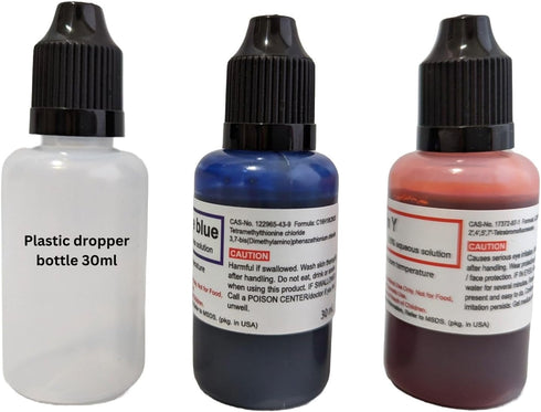 Rs' Science Set, Microscope Slide Accessory Kit - Standard Including Methylene Blue & Eosin Y Stains