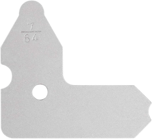 Accusize Industrial Tools 25 Pc Radius Gage Set with Holder, Fractional 1/64-1/2'' Gages, 3602-5021