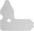 Accusize Industrial Tools 25 Pc Radius Gage Set with Holder, Fractional 1/64-1/2'' Gages, 3602-5021
