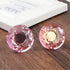 WenRan 40mm K9 Closet (10,Gold) Pink Diamond Crystal Pull Handle Simple Bedside Cabinet Drawer Handle Single Hole Pull