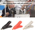 3PCS Walfront P2005 Copper Gold Plating Clip Test Clamp, Electrical Battery Test Clip 10A
