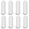 PTFE Magnetic Stirrer Mixer Stir Bar Set, White Color Laboratory Bar, Stir Plate Magnet (25 mm/1 Inch and 30 mm/1.18