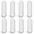 PTFE Magnetic Stirrer Mixer Stir Bar Set, White Color Laboratory Bar, Stir Plate Magnet (25 mm/1 Inch and 30 mm/1.18