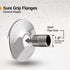 F-25333-25 1 inch IPS Sure Grip Flange Escutcheon Plate, Shallow, Chrome (Pack of 25)