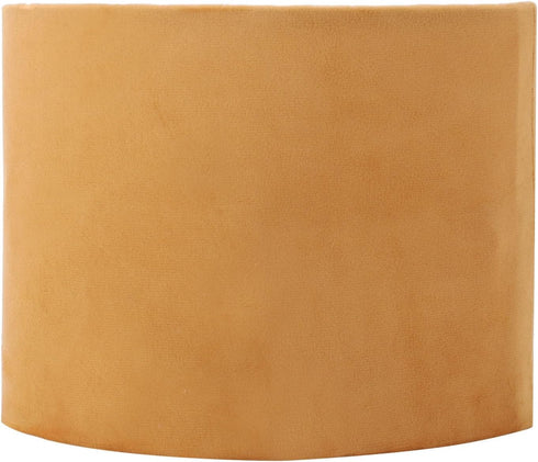 E27 E14 12.5cm 23cm 18cm, Alomejor Oval Cloth Lampshade Soft Light Lamp Cover for Table Floor Lamp, Modern Decorative