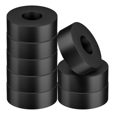 8pcs Multi Purpose Rubber Spacers, 1 Inch OD 3/8 Inch ID Hole, Vibration Damping Pads for Home Car Accessories