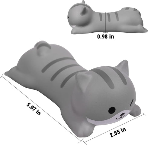 Small Cute Cartoon Mouse Pad with Ergonomic Wrist Rest Support, Comfortable for PC and Laptop