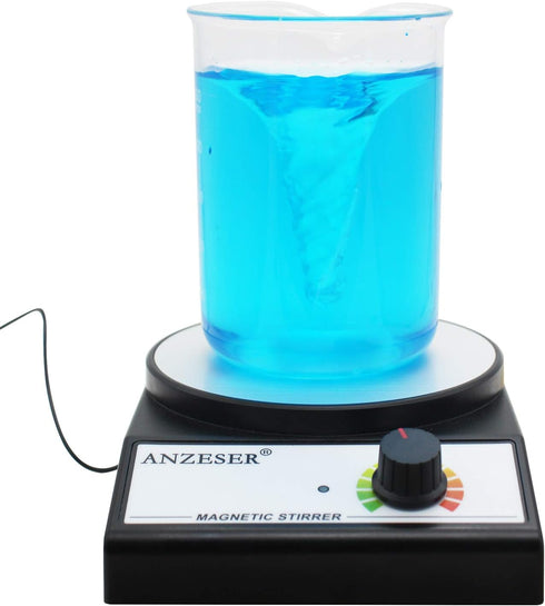 Magnetic Stirrer with 4PCS Stir Bars Set, Stir Plate with Stir Bar Retriever, 3000mL Magnetic Mixer Lab Stirrer