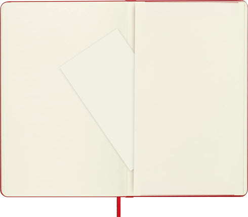 Moleskine Classic Notebook, Large, Dotted, Red Scarlet, Hard Cover, 5 x 8.25