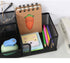 TSY TOOL 2 Pack Black Pen Holder, Mesh Desk Organizer with Pencil Holder and Storage Baskets for Office Supplies