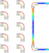 PAUTIX 12mm Connectors 10pcs L-Shaped/Corner Connectors for 3-Pin RGB Smart IC COB LED Strip Lights