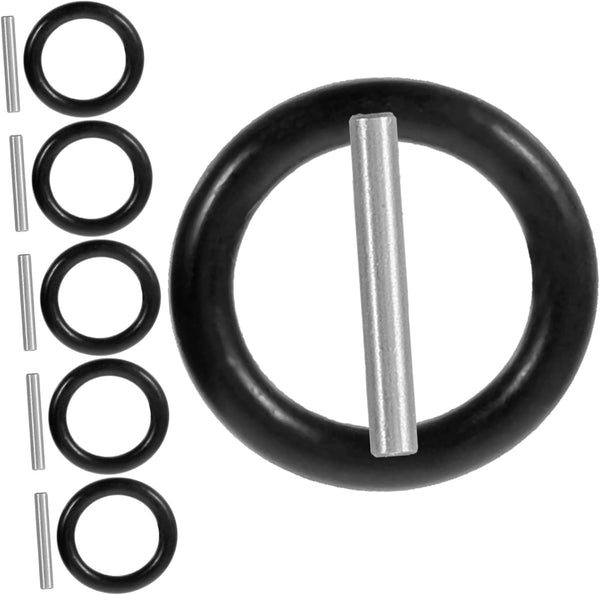 6 Sets Pin and Ring Lock Ring Wrench Drive Socket Retainer with O-ring Ring Clips Retaining Rings Electric Stainless