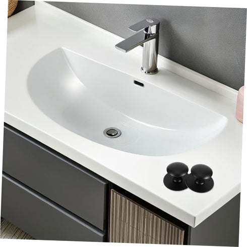 2pcs ARTIBETTER Easy Install Suction Cup Grab Bars Self-Adhesive Handles for Shower Kitchen Cabinet Glass Door Bathtub