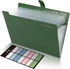SKYDUE Expanding File Folders with 8 Pockets, Accordion File Organizer with Labels, Portable Letter Size for Home &