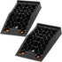 OULEME Low Profile Car Service Ramp - 2 Pack with Anti-Slip Pads