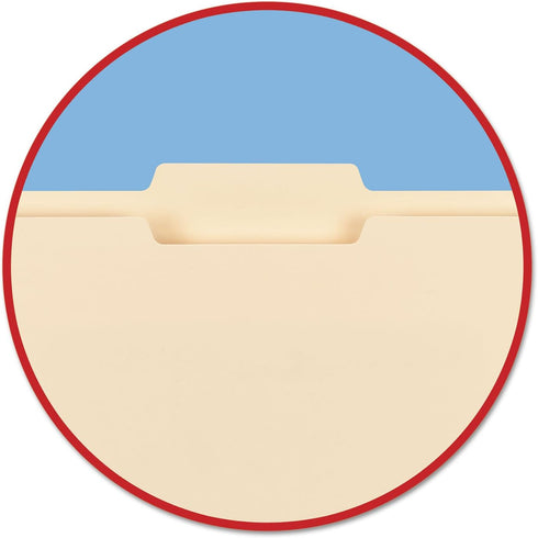 Smead 100% Recycled File Folder, 1/3-Cut Tab, Legal Size, Manila, 100/Box