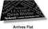 Nekmit Leather Desk Blotter Pad, 17 x 12 Inches, Flat, Non-Slip, Waterproof - Black