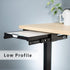 VIVO Under Desk Sliding 11 inch Pull-Out Whiteboard Drawer - Compact Note-Taking Workstation Organizer