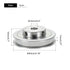 MECCANIXITY 80 Teeth 10mm Bore Timing Pulley, Aluminium Synchronous Wheel Silver with M5 Screw for 3D Printer Belt, CNC