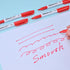 75 Count, Red Permanent Markers Bulk, Quick Drying and Fade Resistant, Fine Point Marker works on Paper, Plastic