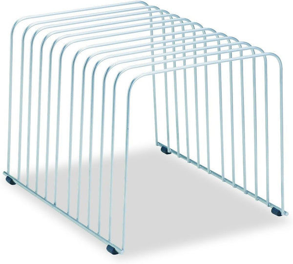 Fellowes 72012 Desktop Organizer, 11 Sections, Wire Organizer (9" x 11.375" x 8", Silver)