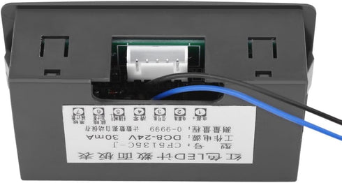 Digit Counter - DC 8-24V 4 Digit LED Display 0-9999 Up/Down Panel Meter with Cable