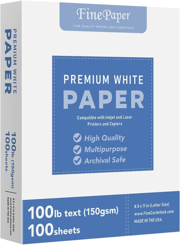 Bright White Paper - Multipurpose Office Print Writing Copy - Flyers, Posters,