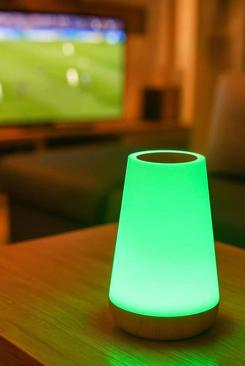 GT INTERNATIONAL GROUP 13 5 LED Night Light Bedside Lamp Touch with Remote Control. RGB Colors Changing. Brightness