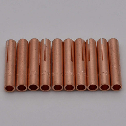 10PK TIG Collets 13N24 1/8" & 3.2mm For TIG Welding Torch 9, 20 and 25 Series in Lincoln Miller ESAB Weldcraft CK Everlast