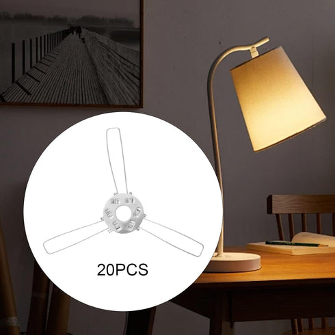 20 100mm Pieces Lampshade Spring Clips Light Fixtures DIY Fixing Spring Clip Clamp for Living Room Home Pendant Lamps