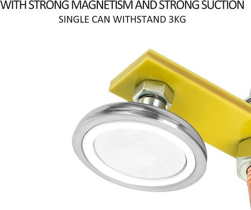 BAYTORY Upgrade Magnetic Welding Support Ground Clamp Tools, Strong Magnetism, Large Suction, Copper Tail