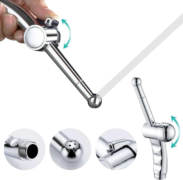 BARROCK Hand Held Bidet Sprayer for Toilet Shattaf Sprayer Replacement, 7 Holes