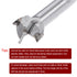 uxcell Forstner Drill Bits 18mm, Tungsten Carbide Wood Hole Saw Auger Opener for Woodworking