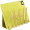 MyGift Modern Metal Desktop Mail Holder, Gold Office Desk Letter Sorter Organizer with MAIL Cutout Design