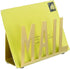 MyGift Modern Metal Desktop Mail Holder, Gold Office Desk Letter Sorter Organizer with MAIL Cutout Design