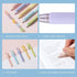 Kaco Mechanical Pencil Set, 5 Cute Pastel Pencils 0.5mm with 5 Tube HB Lead Refills in Mixed Colors