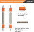 2-Piece Setter Setter 1/32-in, 1/16-in, 3/32-in, 1/8-in, Hammerless Set Dual Head Nail Kit, Nail Features Nail Trim Pak