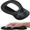 EooCoo Ergonomic Mouse Pad with Gel Wrist Rest Support, Middle Concave Design for